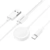 Incarcator wireless Borofone BQ22 iWatch and mobile phone (2-in-1) [White]